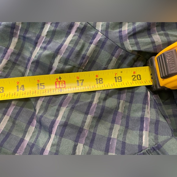 K1 Marianna Puff-Sleeve Mini Dress in Plaid - Picture 9 of 10